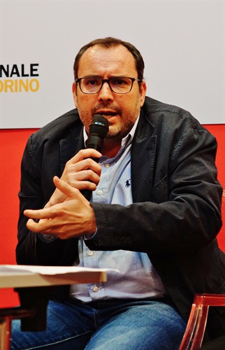 Riccardo Bruni nel corso del panel