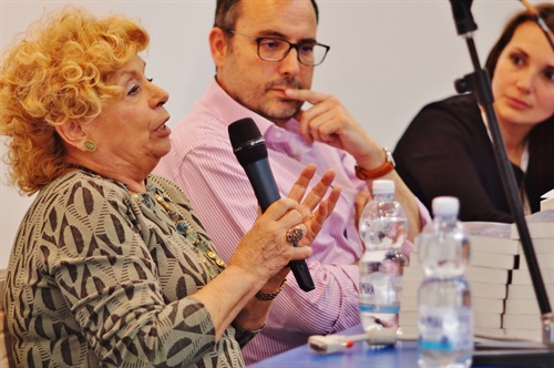 Maria Luisa Minarelli nel corso del panel
