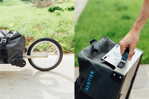 facilmente convertibile da carrello a trolley