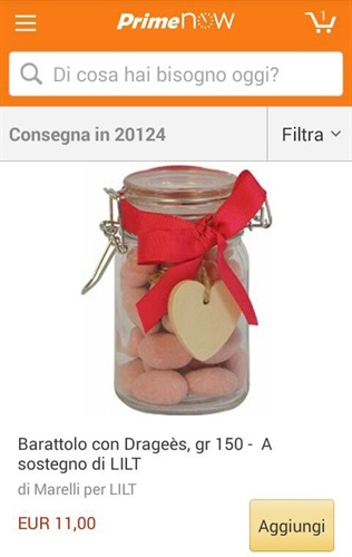 Barattolo con Drageès, gr 150 - A sostegno di LILT