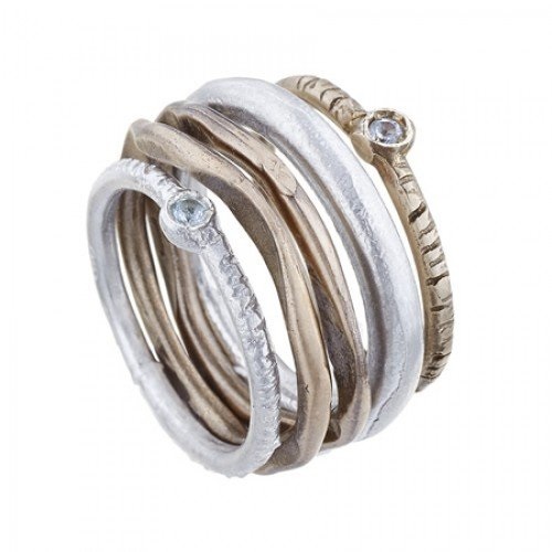 Elena Camilla Bertellotti - anello GRUPPO CASTONE - gruppo di fedi