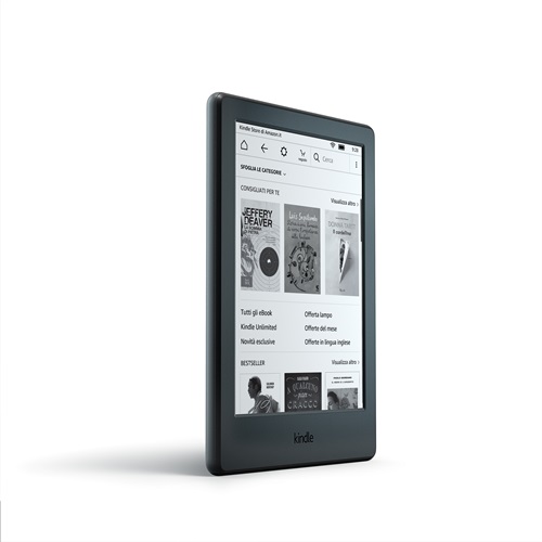 Nuovo Kindle, modello con chassis nero