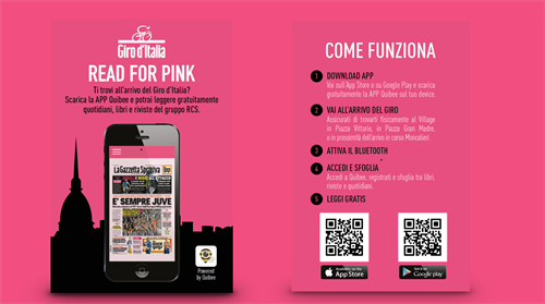 Giro d'Italia - Read for Pink