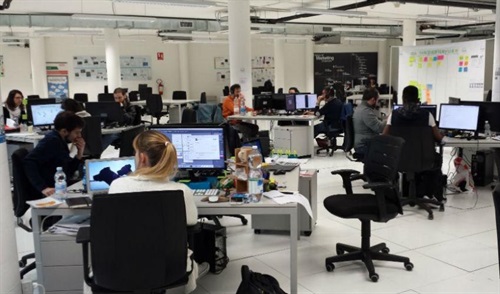 La sede di via Gobbi a Milano di Speed Mi Up. l'incubatore di Università Bocconi e Camera di commercio di Milano in collaborazione con il comune di Milano