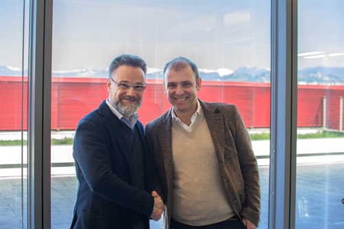 Fabio Leoncini (CEO di Innowatio) e Luca Locatelli (CEO di NearIT)