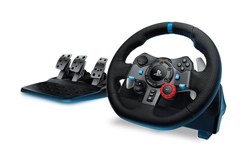 Logitech G29 Driving Force Volante da Corsa per PS4, PS3 e PC, Nero