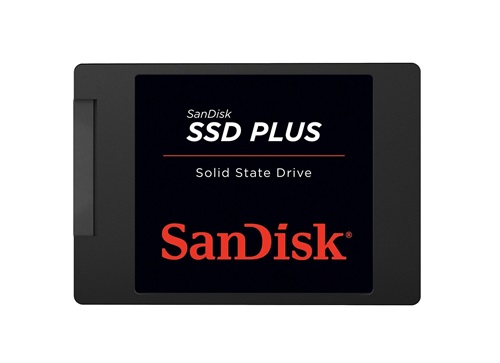 SanDisk Unità SSD Interna da 2,5 SSD Plus 240 GB, SATA III, fino a 530 MB-sec, Nero