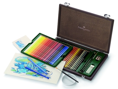 Faber Castell, valigetta in legno 