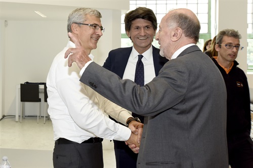 Gianmario Verona, Rettore dell'Università Bocconi e Diego Piacentini, Commissario 
 Straordinario per l'attuazione dell'Agenda Digitale - #B4DPA