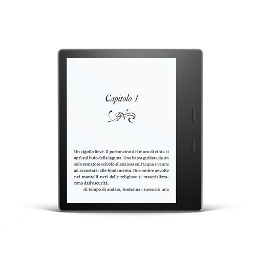 Nuovo Kindle Oasis: dotato di schermo da 7 pollici e 300 ppi e progettato per resistere all’acqua
