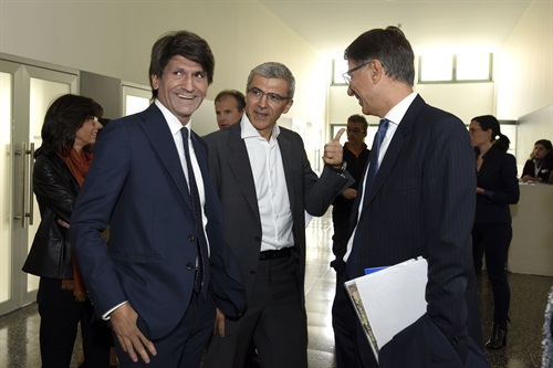 #B4DPA Gianmario Verona, Rettore dell'Università Bocconi e Diego Piacentini, Commissario 
 Straordinario per l'attuazione dell'Agenda Digitale