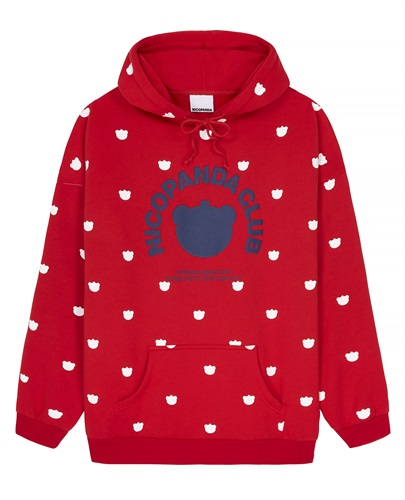 Hoodie - red di Nicopanda