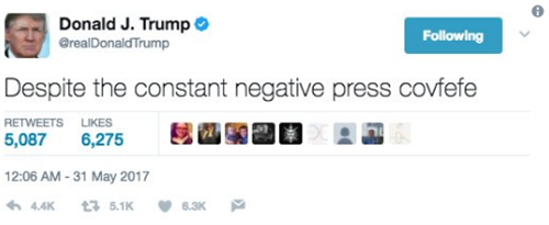 Il famigerato tweet di Trump rimosso