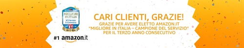 Amazon ringrazia i propri clienti