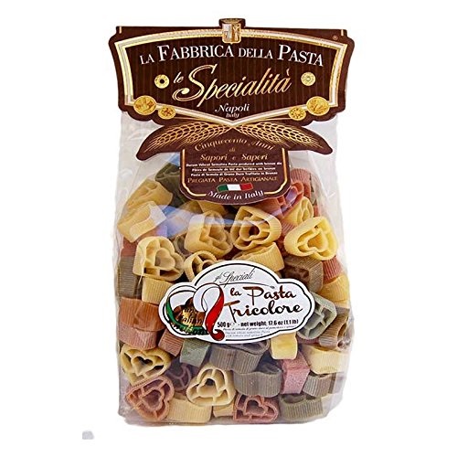 Pasta cuori tricolori - su Amazon.it - Made in Italy.