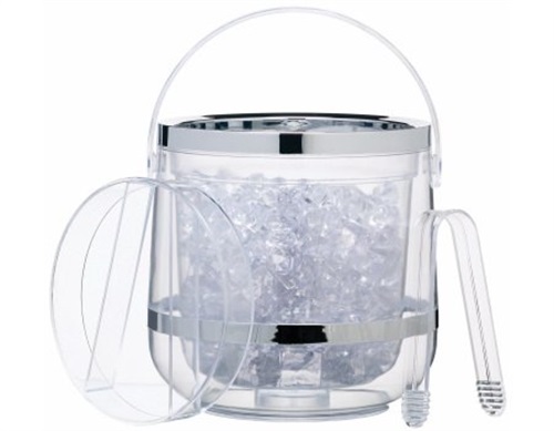 Secchiello con doppio strato isolante per il ghiaccio