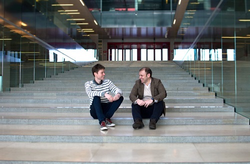 Michel Capitanio, CTO (sinistra) e Luca Locatelli, CEO&Founder (destra) di NearIT