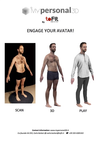 A new strategic partnership for ELSE Corp: ToFit & MyPersonal3D