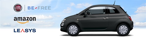 Fiat 500 e Leasys su Amazon.it