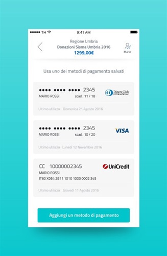 Le fasi di pagamento su mobile con il nuovo PagoPA: seleziona il tuo strumento di pagamento preferito