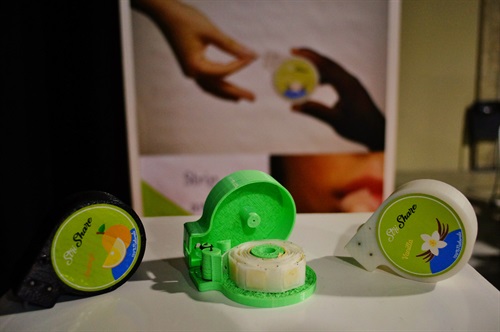 Burro-cacao monodose chiamato Strishare di MaCo Innovation JA - ITI 