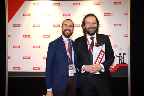 Antonio Perdichizzi (Tree e Italia Startup) e Pierantonio Macola (SMAU)