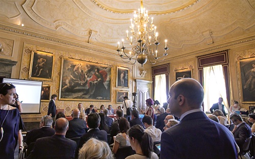 Conferenza stampa a palazzo Marino 