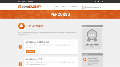 Percorsi di formazione strutturati