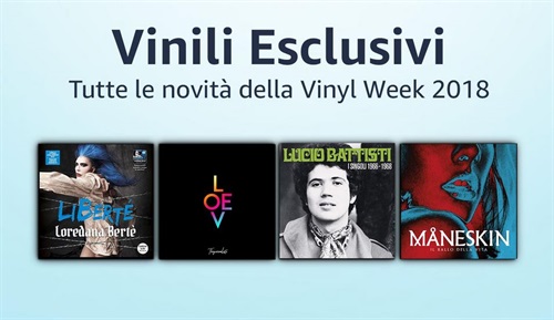 Amazon Music Vinyl Week tutte le novità 2018
