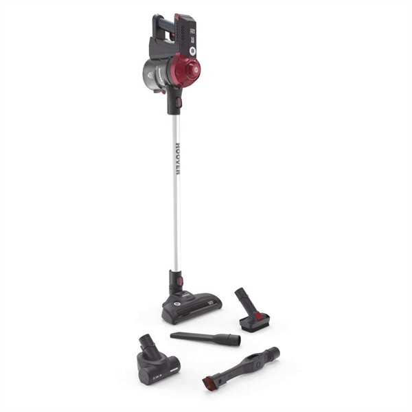 Hoover FD22RP Freedom 2IN1 Scopa Elettrica Senza Fili, Grigio e Rosso.