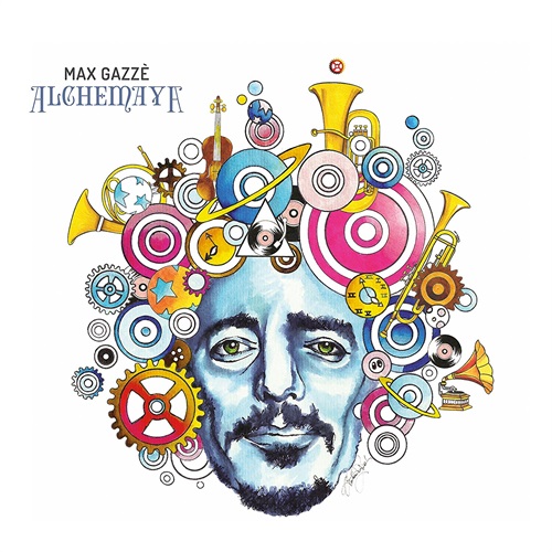 Cover di Alchemaya di Max Gazze, triplo vinile autografato