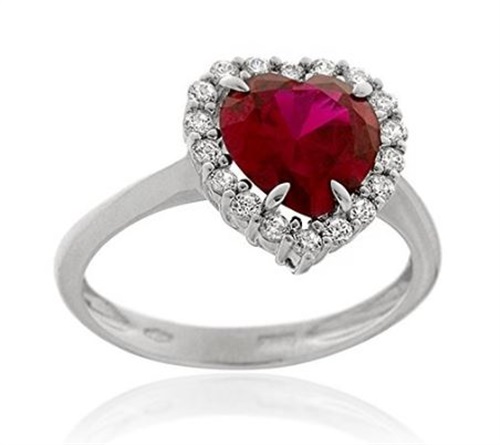 Anello a cuore in oro bianco 18kt con zirconi bianchi e rosso di Gioiello Italiano
su Amazon Made in Italy: 23,98 euro 