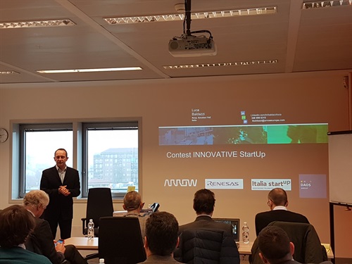 Presentazione finalisti nella sede di Milano di Arrow Electronics