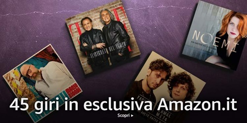 45 giri in edizione limitata e autografata in esclusiva su Amazon.it