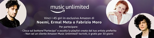 Concorso con Amazon Music Unlimited