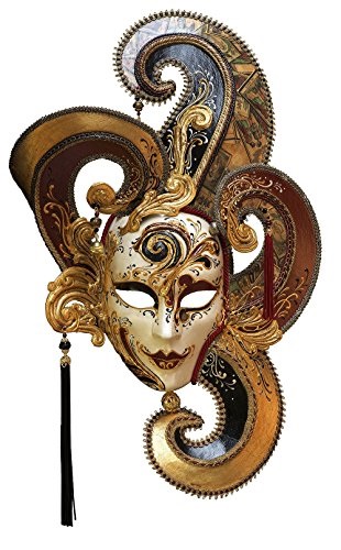 Maschera Veneziana – Orfea Tarocchi - disponibile nel negozio Handmade di Amazon.it 500,00 euro.