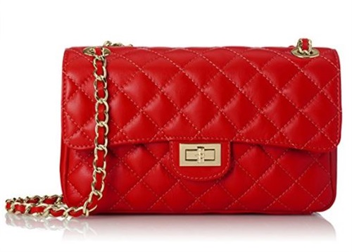 Borsa in pelle trapuntata
su Amazon Made in Italy: 55,14 euro 
