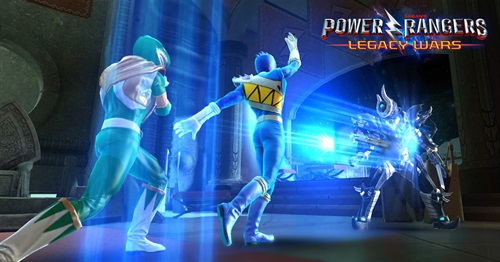 Screenshot da Power Rangers Legacy Wars