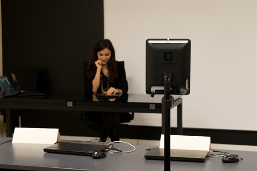 Il robot Ivo all'interno di una classe