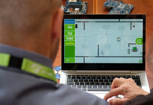 Un momento di gioco con The Workplace Challenge