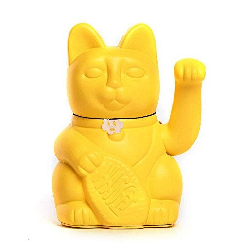 Gatto della fortuna Micino. Questo gatto è la versione elegante e decorativa del classico gatto della fortuna, o Maneki-Neko. Questi gatti fortunati hanno il compito di attrarre la buona sorte muovendo la loro zampina. ciascun colore ha un significat