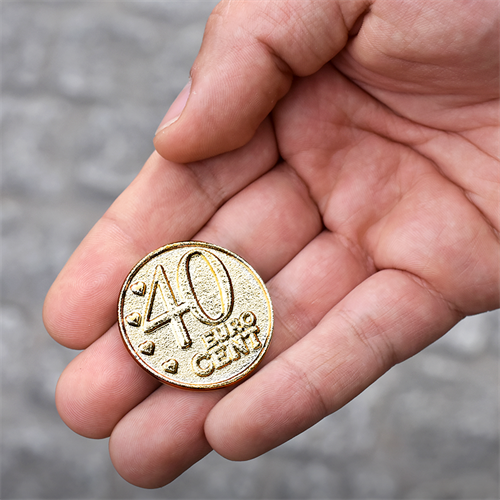 La moneta da 40 centesimi di € creata da WFP, la principale organizzazione umanitaria impegnata a combattere la fame nel mondo, con il supporto di Ogilvy Italia.