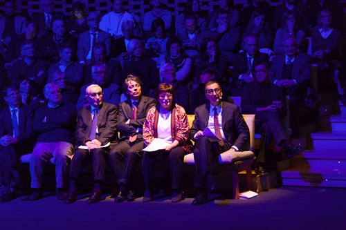 Giuseppe Guzzetti, Sergio Urbani, Maria Grazia Mattei and Giuseppe Sala ©Alice Pietrantonio