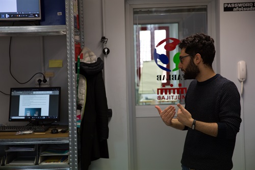 Gli studenti al MULTILAB di Rozzano