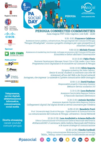 PROGRAMMA E RELATORI PERUGIA PA SOCIAL DAY 