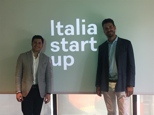 Giovanni De Lisi (vicepresidente)  e Angelo Coletta (presidente) di Italia Startup