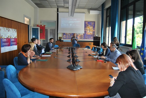 Un momento della conferenza stampa