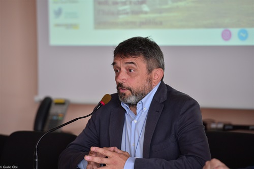 Luca Calzolari,  direttore del Giornale della Protezione Civile e coordinatore di PA Social Emilia Romagna - Credits: Giulia Clai
