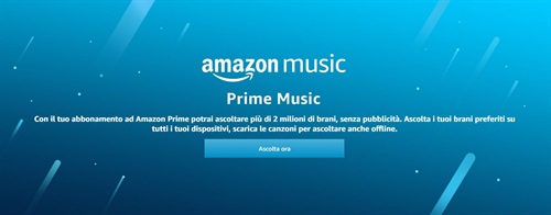 AMAZON LANCIA PRIME MUSIC