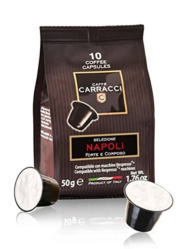 Caffè Carracci, Capsule Compatibili Nespresso, Intensità 10-100 Capsule.